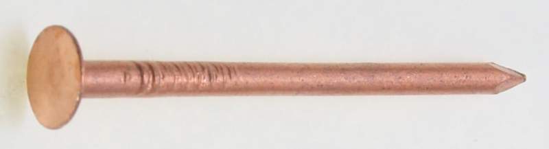 Copper Plain Shank Slating & Flashing Nails for Slate Shingles